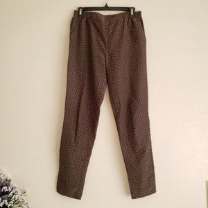 Green Patterned Lounge Pants